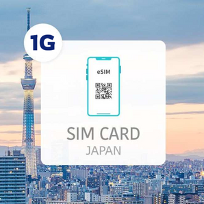 1G日本網卡｜KDDI / Softbank 無限數據 eSIM